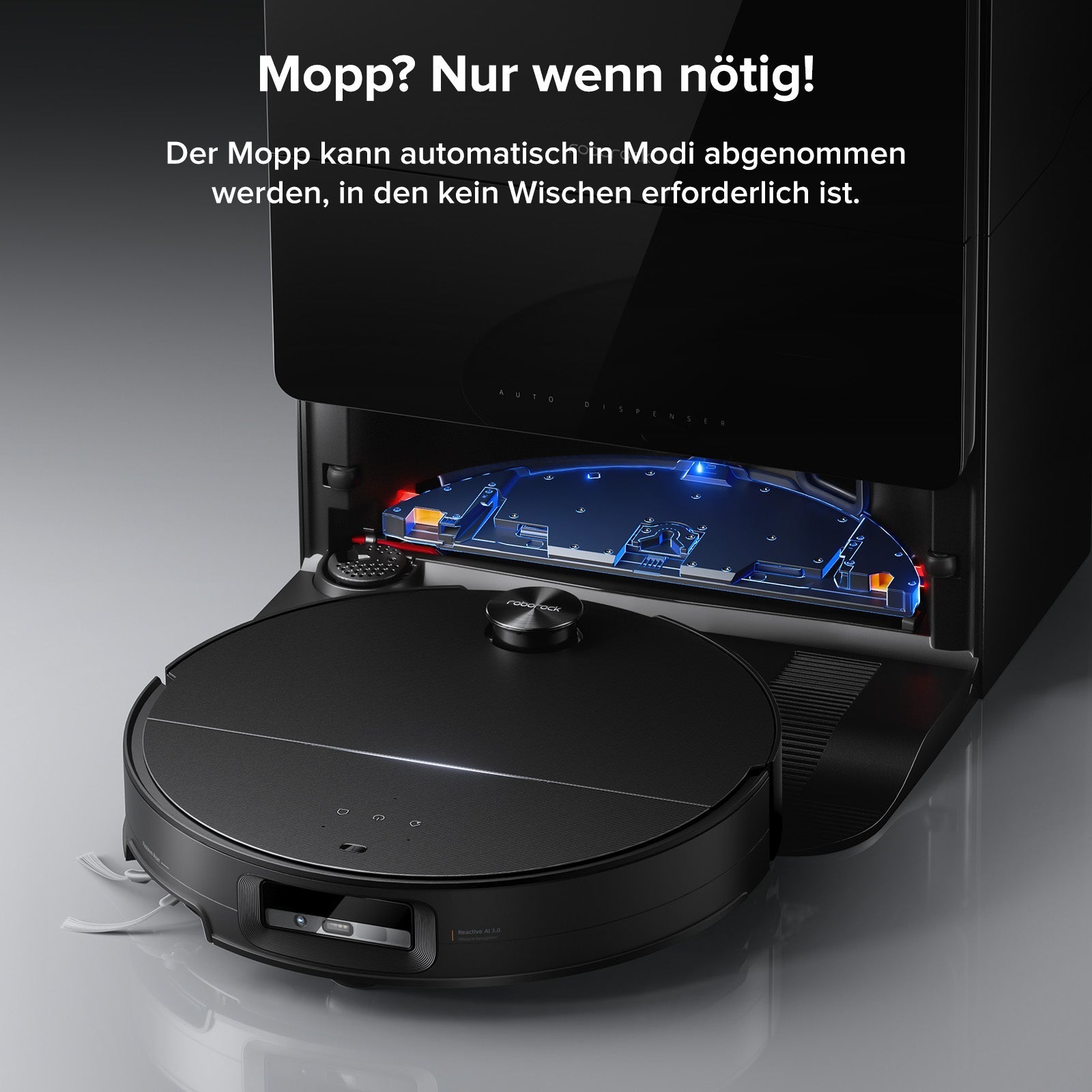 Roborock Saros 10 Saugroboter mit Dual Anti-Tangle System