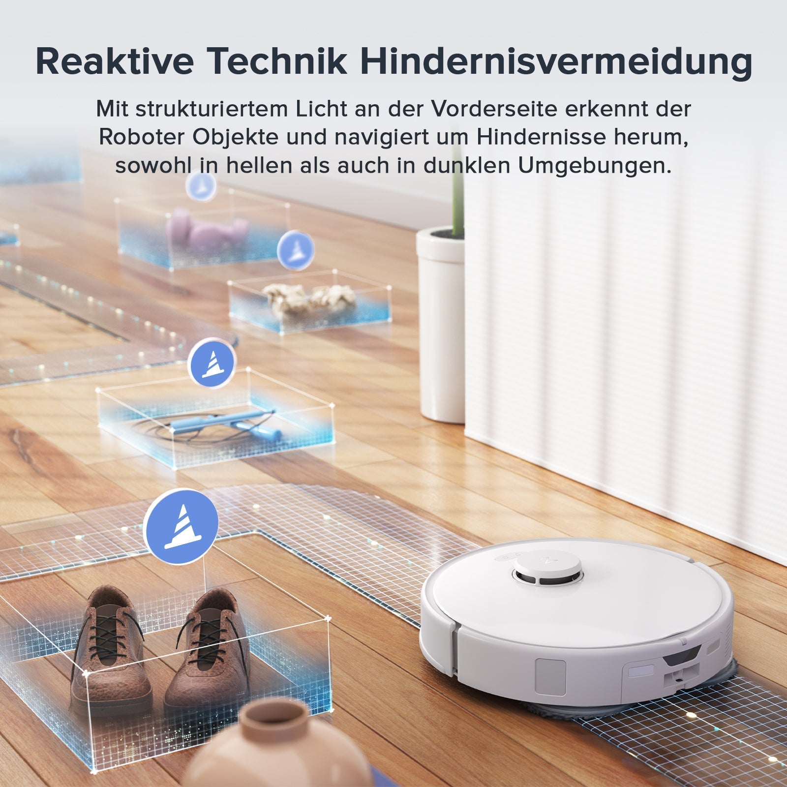 Roborock Qrevo Curv S5X Saugroboter mit DuoDivide® Hauptbürste und Multifunktions-Dockingstation 3.0