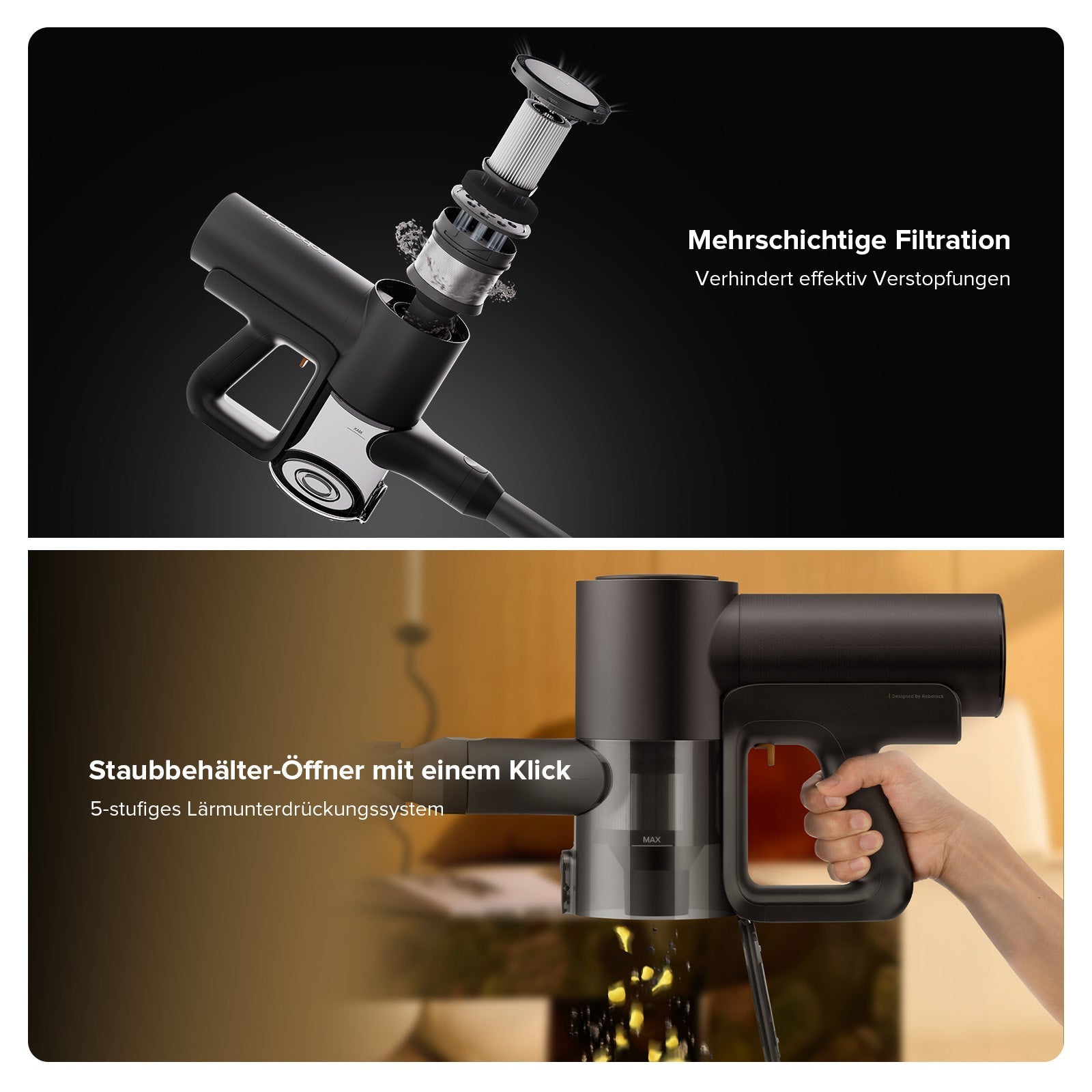 Roborock F25 ACE Combo & F25 Combo 5-in-1 Nass- und Trockensauger