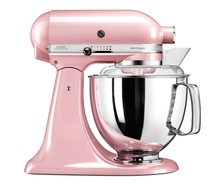 KitchenAid 4,8 L 5KSM175 Artisan Küchenmaschine Breadlover mit Messerschmidt Getreidemühlenvorsatz + Brotbackschüssel