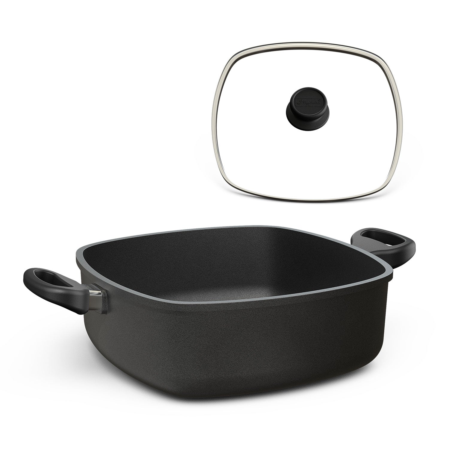 Bräter eckig 28x28 cm I Deckel optional