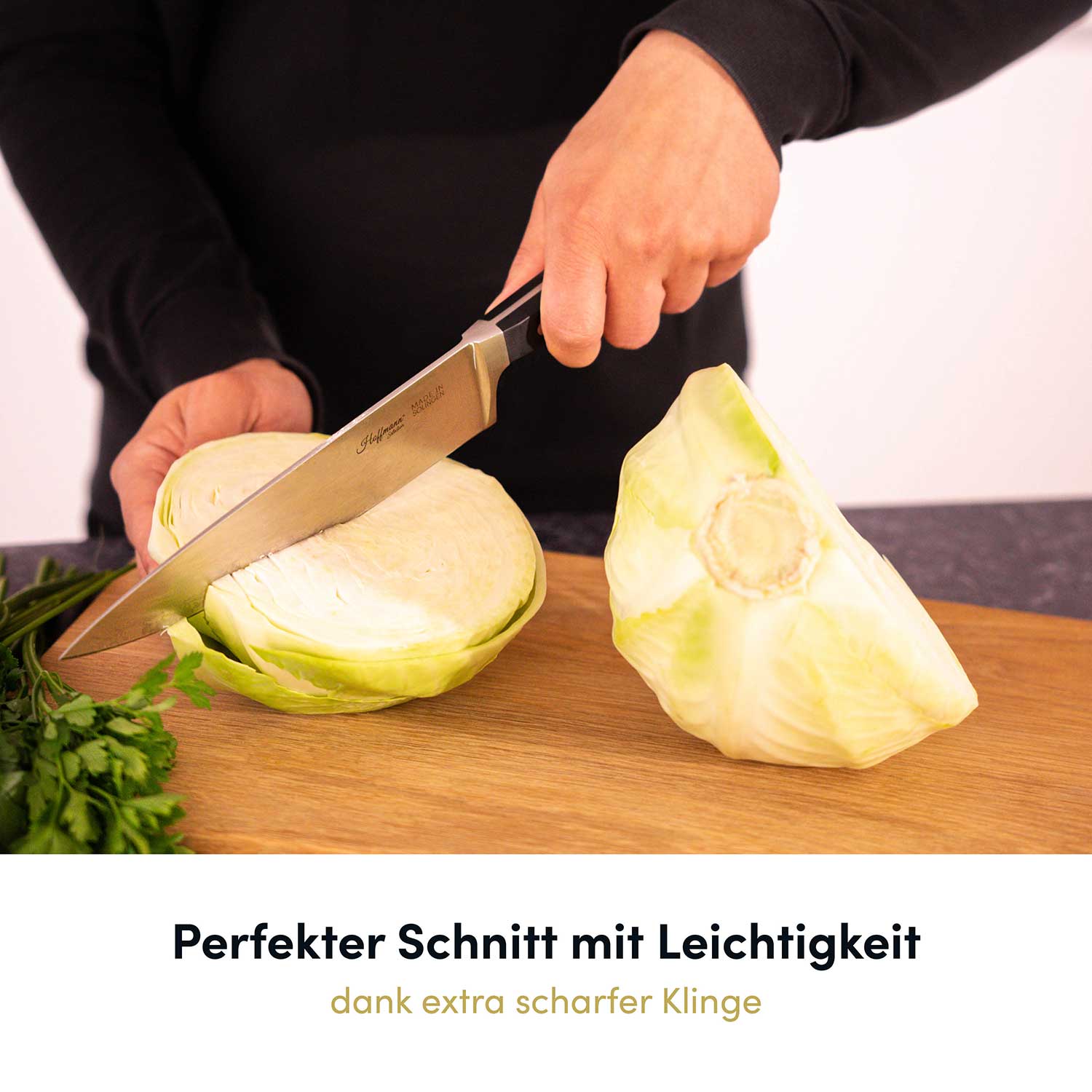 Chefmesser 21 cm, handgeschmiedet in Solingen
