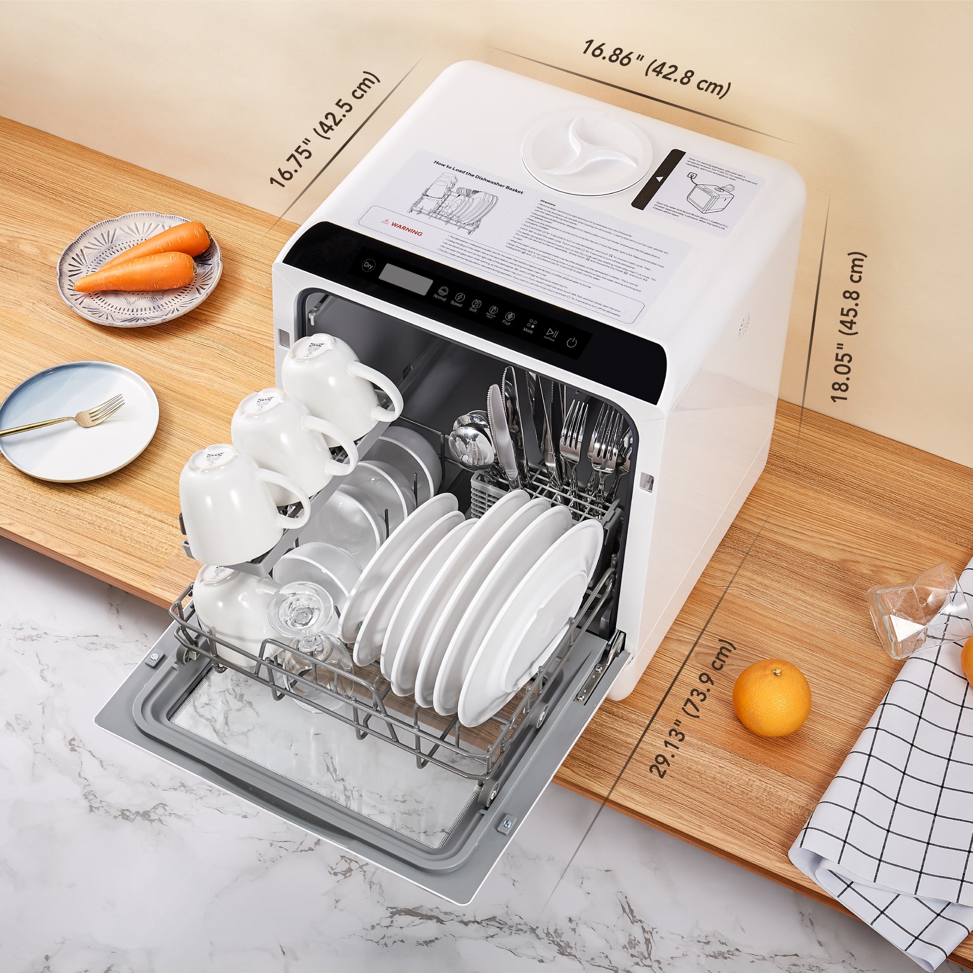 HAVA R01 Compact Countertop Dishwasher