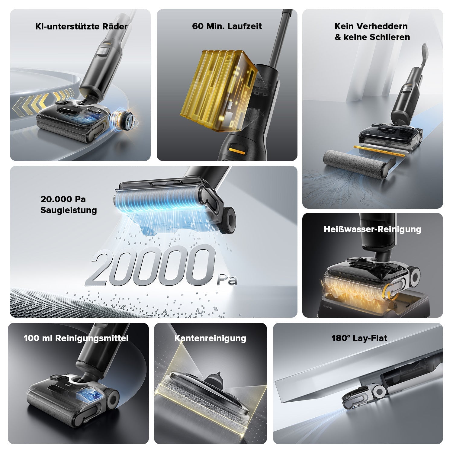 Roborock F25 ACE & F25 ALT Nass- und Trockenstaubsauger