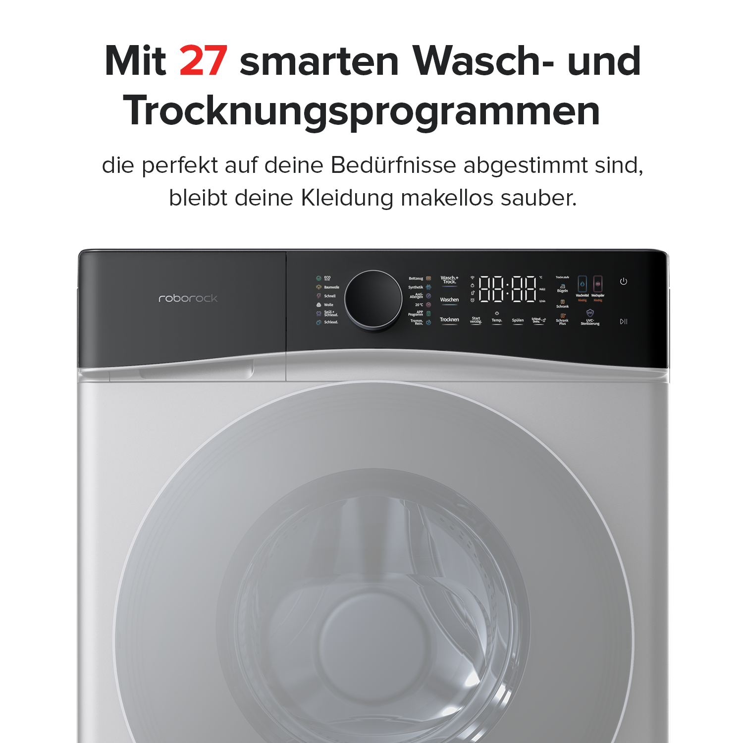 Roborock Zeo Lite Waschtrockner mit der Zeo-Cycle® Trocknungstechnologie