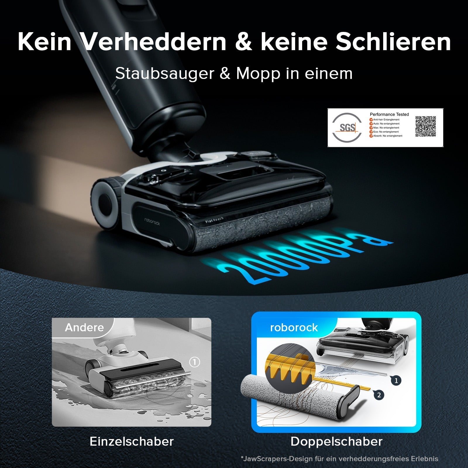 Roborock F25 ACE Combo & F25 Combo 5-in-1 Nass- und Trockensauger