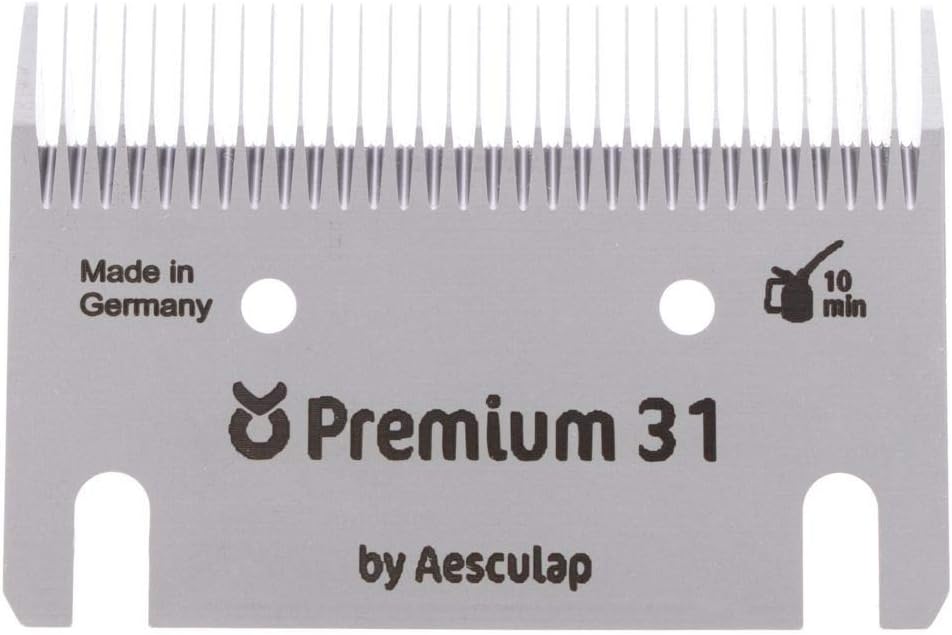 Clipster Akkuschermaschine FarmClipper Akku2, Tierschermaschine, inkl. 2 Akkus, blau, 28,5x8x8cm, Pferdeschur, Veterinäre, Akkulaufzeit 120min