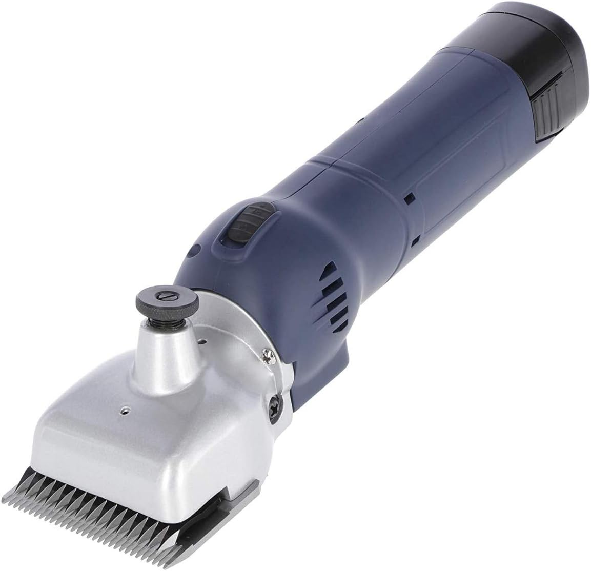 Clipster Akkuschermaschine FarmClipper Akku2, Tierschermaschine, inkl. 2 Akkus, blau, 28,5x8x8cm, Pferdeschur, Veterinäre, Akkulaufzeit 120min