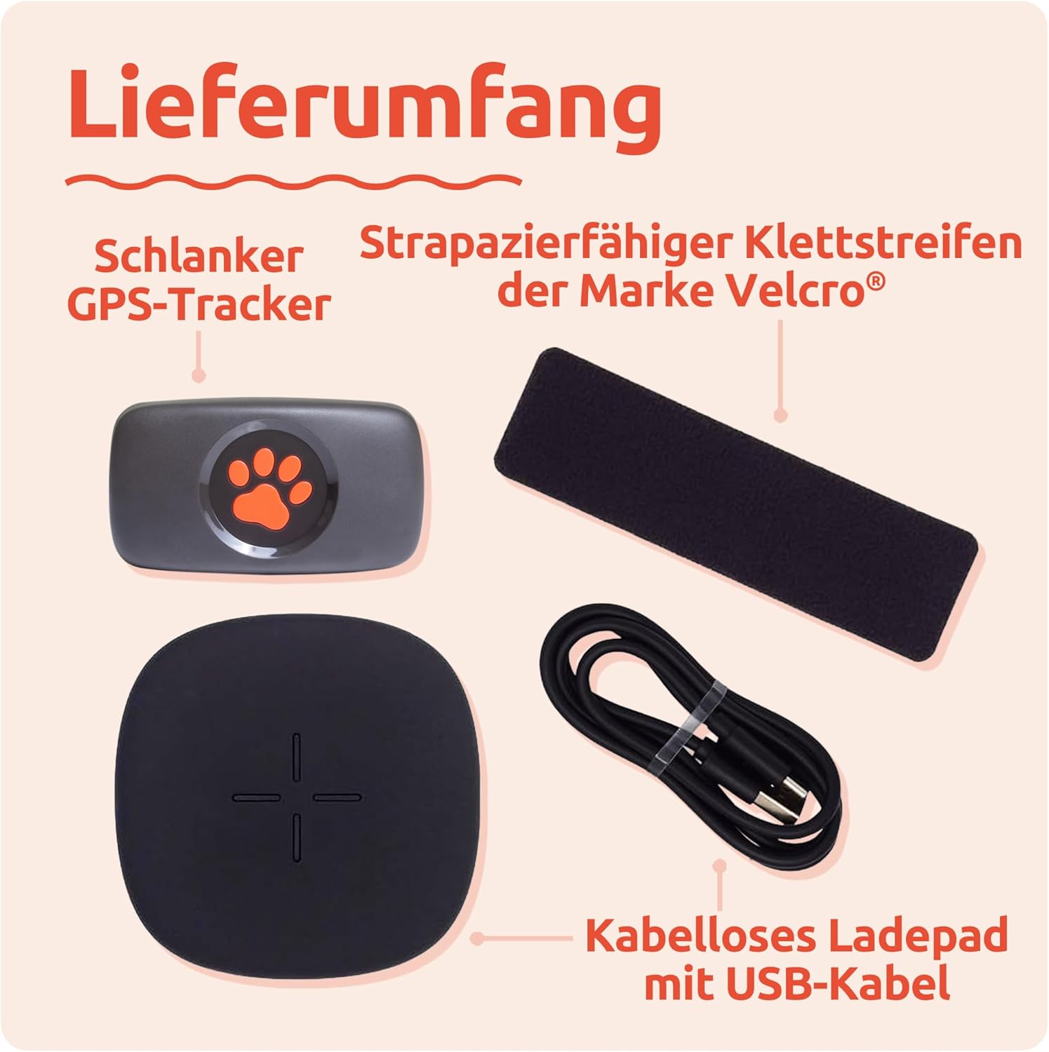 PitPat GPS Tracker für Hunde ohne ABO Gebühren Satellitenortung mit unbegrenzter Reichweite – Haustier Live Aktivitätstracking – Wasserdicht – für alle Hunde geeignet – Passt an jedes Hundehalsband