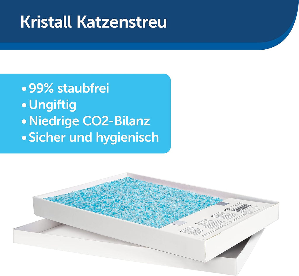 PetSafe ScoopFree Selbstreinigende Katzentoilette mit Haube, Zweite Generation - Automatischer Rechen, Privatsphäre, Gesundheitsmonitor