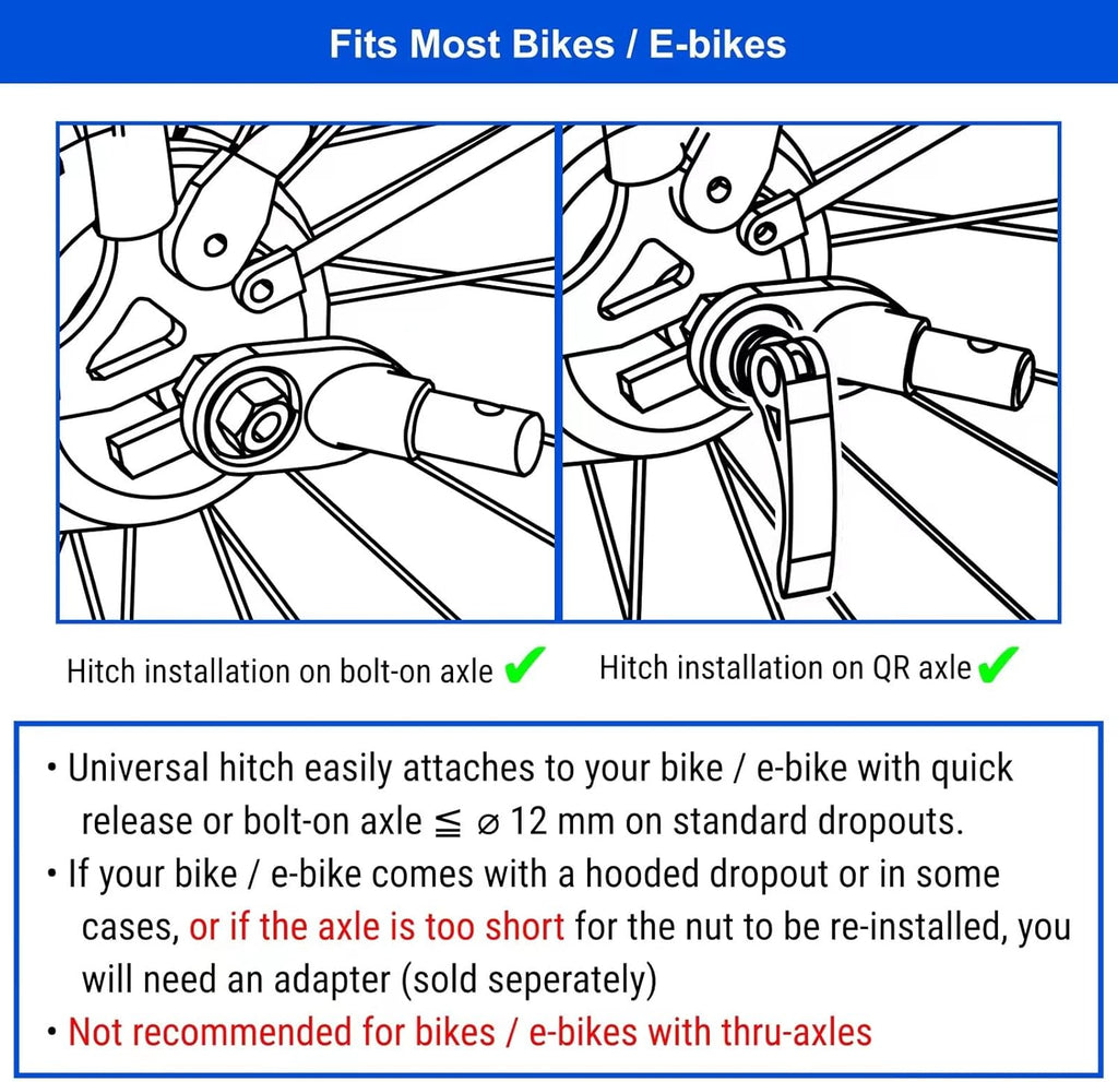 DOGGYHUT® Premium XL 2 in 1 Hundefahrradanhänger & Jogger 23-45 kg Fahrradanhänger für Hunde Hundeanhänger für Fahrrad
