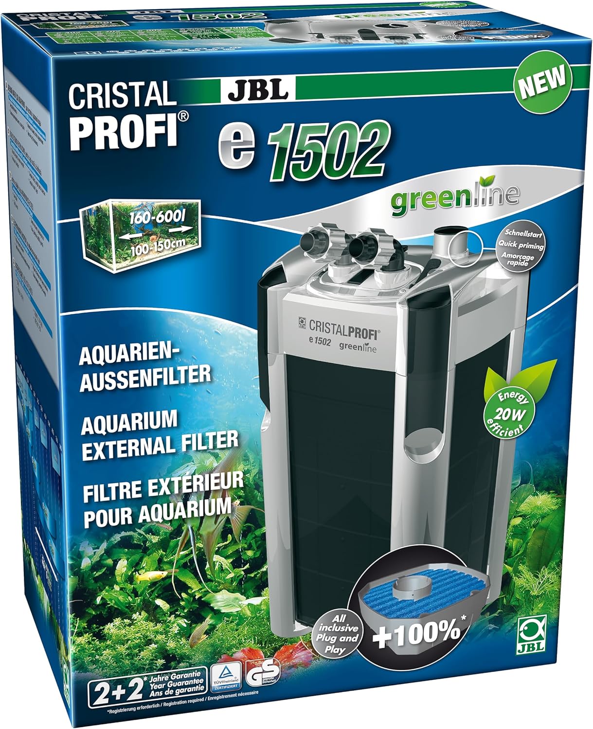 JBL CristalProfi e1502 greenline Außenfilter