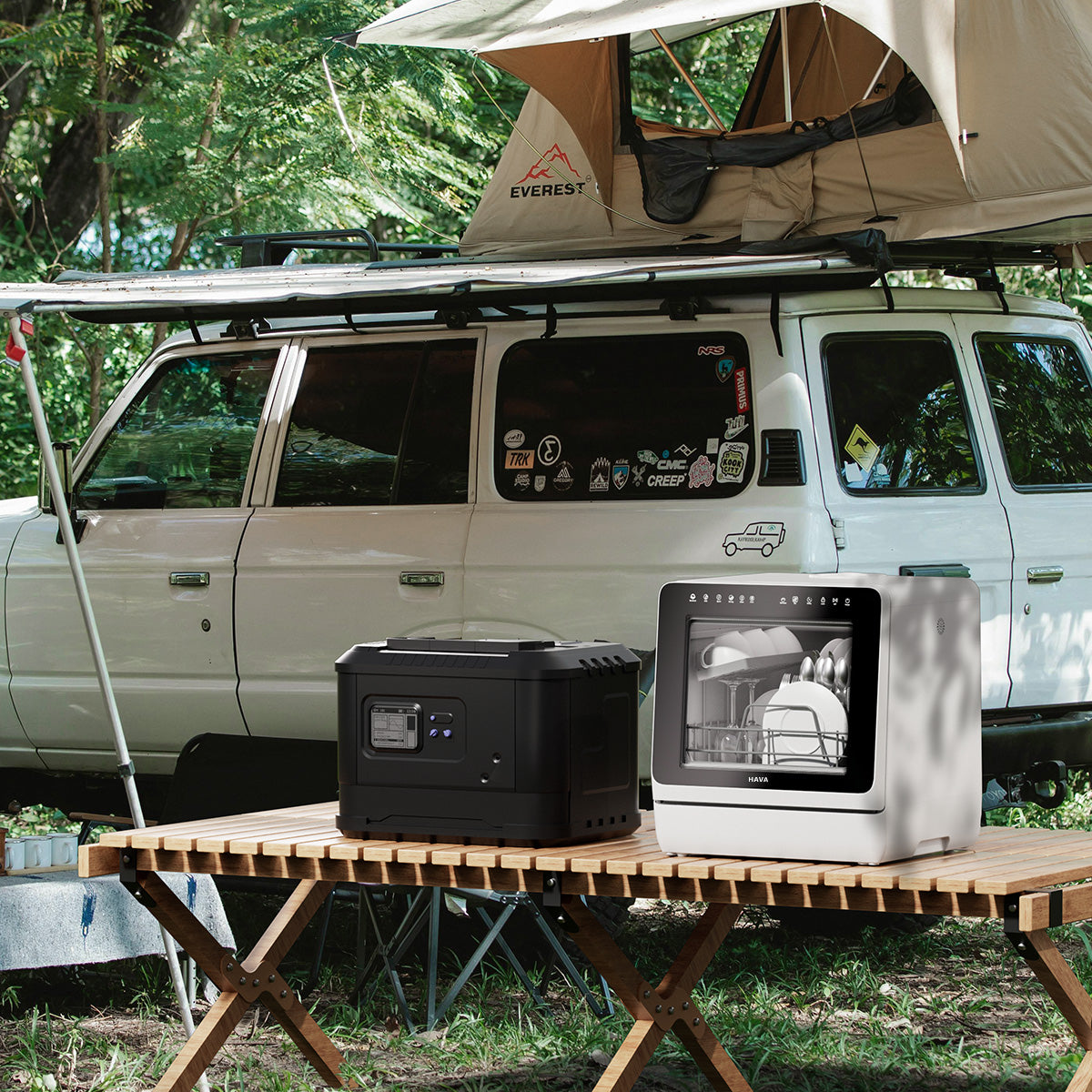 HAVA R09 and R01 Countertop Dishwasher Bundle