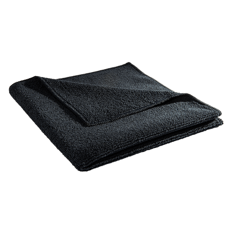 Spezial Mikrofasertuch kettgewirkt 40x40 cm schwarz