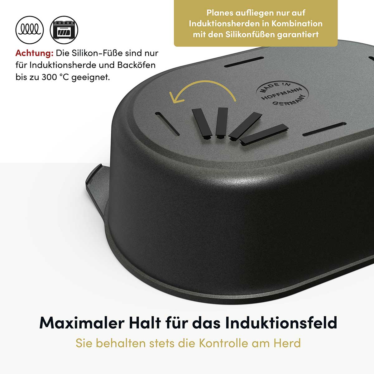 Großer Bräter 2in1 - 39.2 x 26.3 cm I Inkl. Pfannendeckel