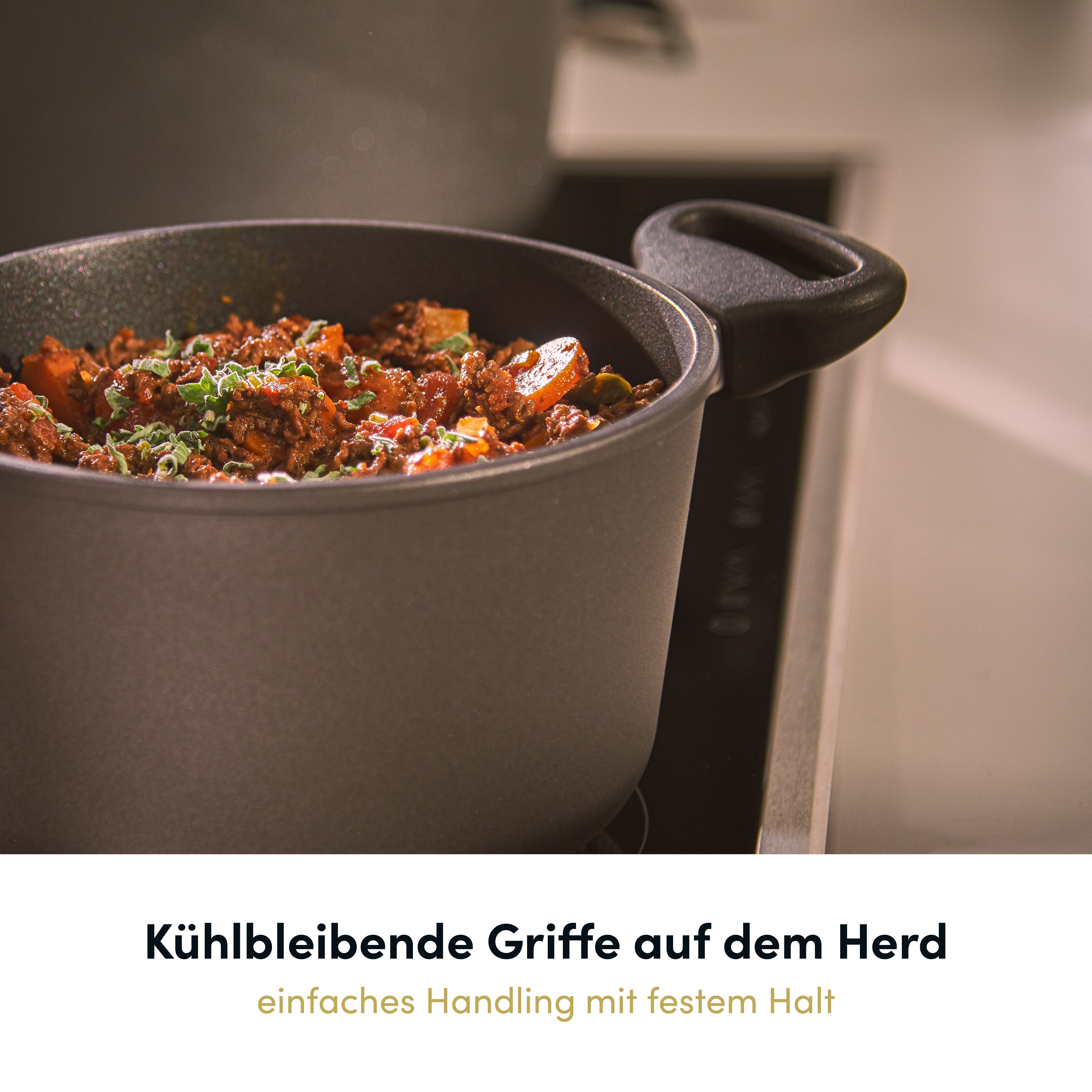 Schmorpfanne / Bräter rund Ø 20-32 cm I Deckel optional